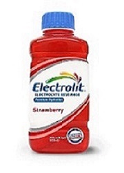 Electrolit Electrolyte Hydration & Recovery Drink, 21oz, Strawberry, 12 Pack