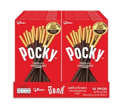 Pocky Chocolate Cream Covered Biscuit Sticks 1.73 Oz (Pack Of 10)