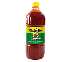 EL CHILERITO Sauce Chamoy Flavor 1L/ 33.8 Fl. Oz - Mexican Food - For Sweets, Snacks, Fruits, Drinks And Cocktails - Mexican Flavor - To Share With Friends And Family - Kosher - Natural Ingredients - Chili - Chamoy