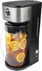 Brentwood KT-2150BK Iced Tea And Coffee Maker With 64 Ounce Pitcher, Black