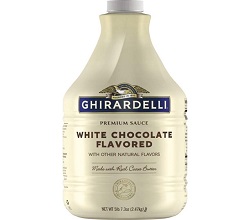 Ghirardelli Premium Sauce White Chocolate Flavored with other natural flavors, 87.3 Ounce Bottle