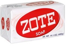 Zote Laundry Soap Bar Pink 14.1 Ounce Each (Pack of 4) - B - C3