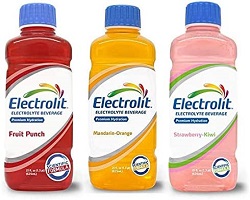 Electrolit Mix Electrolyte Hydration (4 Fruit Punch, 4 Orange, 4 Strawberry-Kiwi) -Bundle - C1
