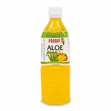 Parrot Brand Aloe Vera Juice Drink Mango Flavor 500mL 16.9 fl.oz. (Pack of 10) - B - C2