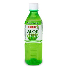 Parrot Brand Aloe Vera Juice Drink Original Flavor 500mL 16.9 fl.oz. (Pack of 10) - B - C2