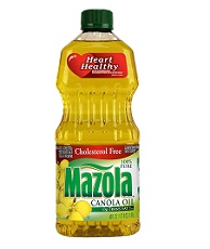 Mazola Canola Oil, 40 Fluid Ounce -- 12 per case.