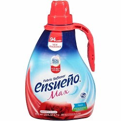 Ensueno Max, Liquid Fabric Softener,Floral, 125 Oz - c4